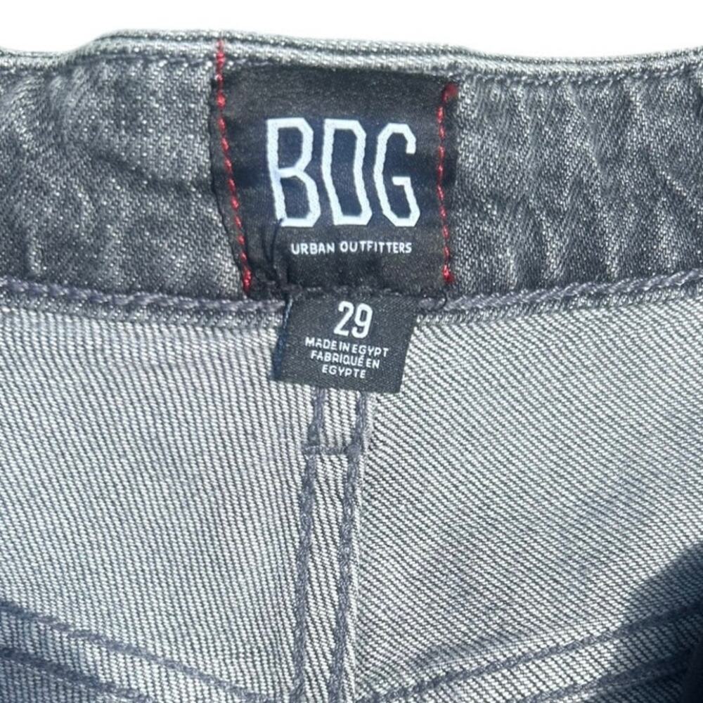 BDG Urban Outfitters Black Denim Shorts Womens 29 High Rise Cuffed Mom Jean - Picture 2 of 4